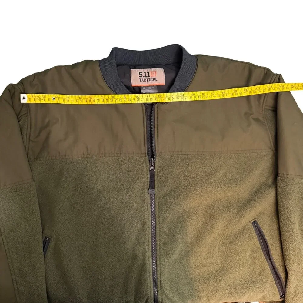 5.11 Tactical Patrol Fleece Jacket Liner - Green - 2XL (48027-890) - Picture 3 of 8